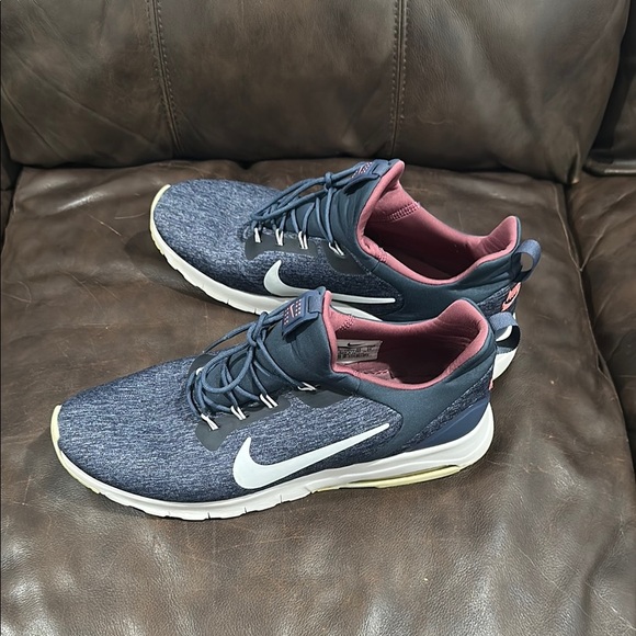 Nike Blue and Pink Sneakers with Sporty Design - Picture 1 of 7